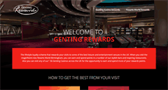 Desktop Screenshot of gentingrewards.co.uk